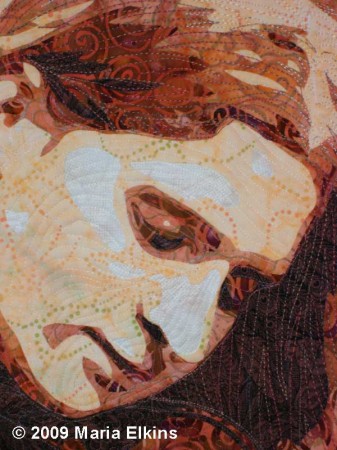 Violinist, detail, by Maria Elkins