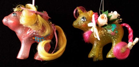 1990 My Little Pony ornaments 