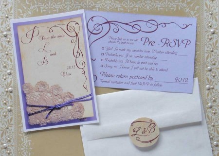 Wedding save the date cards