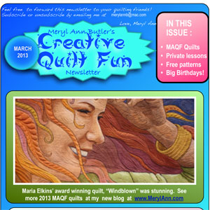 Creative Quilt Fun Newsletter