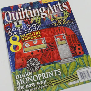 Winner of the June/July 2013 Quilting Arts magazine