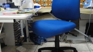 My new blue chair