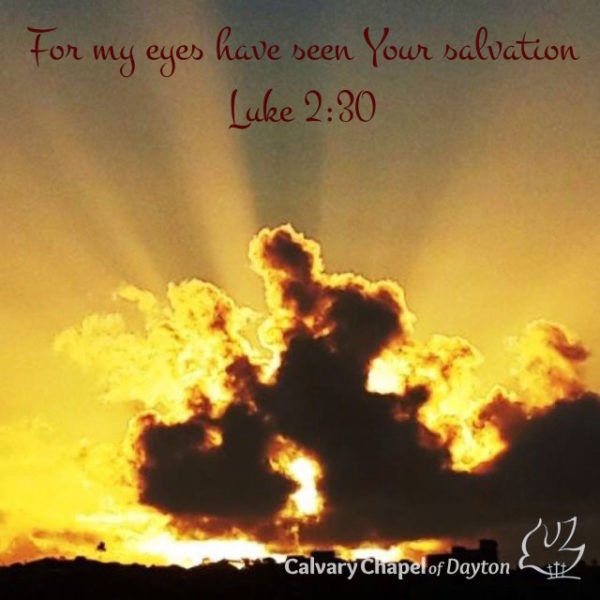For my eyes have seen Your salvation.