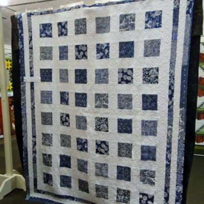 New Blue by Deanna Lasher (I always love blue and white quilts!)