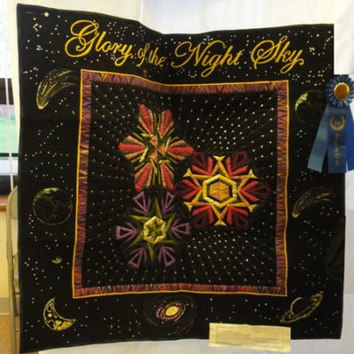 Glory of the Night Sky by Merle Scribner, Viewers' Choice Challenge/Workshop Quilts