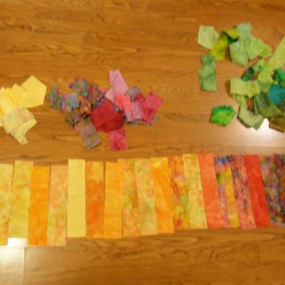 Sort strips by color