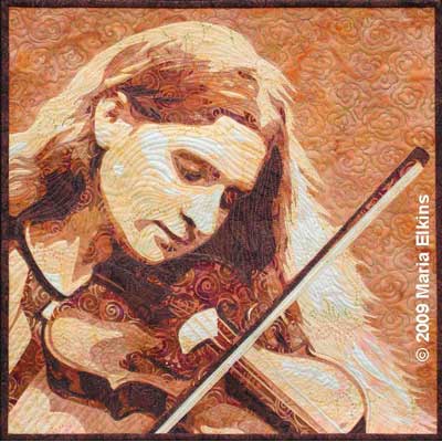 Violinist by Maria Elkins