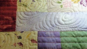 Curves and swirls for my sister’s quilt